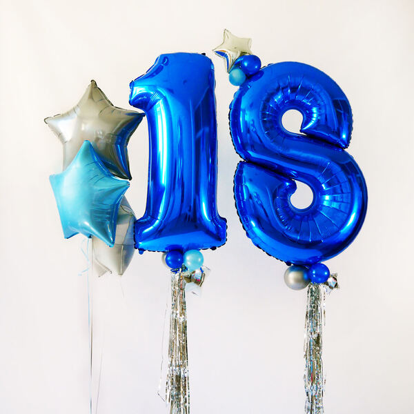 Bouquets globos con números