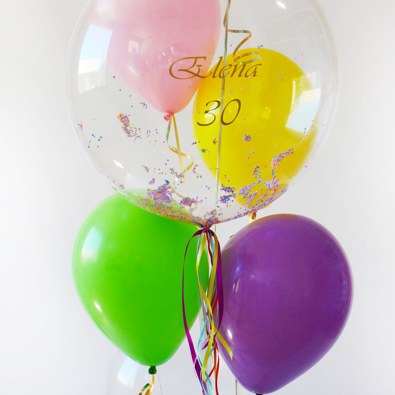 Ramo de globos de cumpleños 30 años